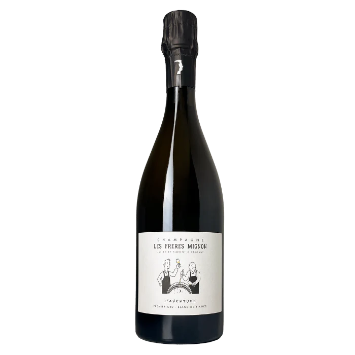 Les Frères Mignon L'Aventure Blanc de Blancs Premier Cru Extra Brut, Champagne, Frankreich