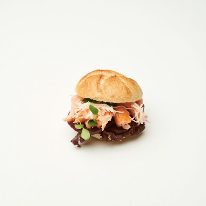 Pulled BBQ Stremel Lachs Minisemmel - Image 2